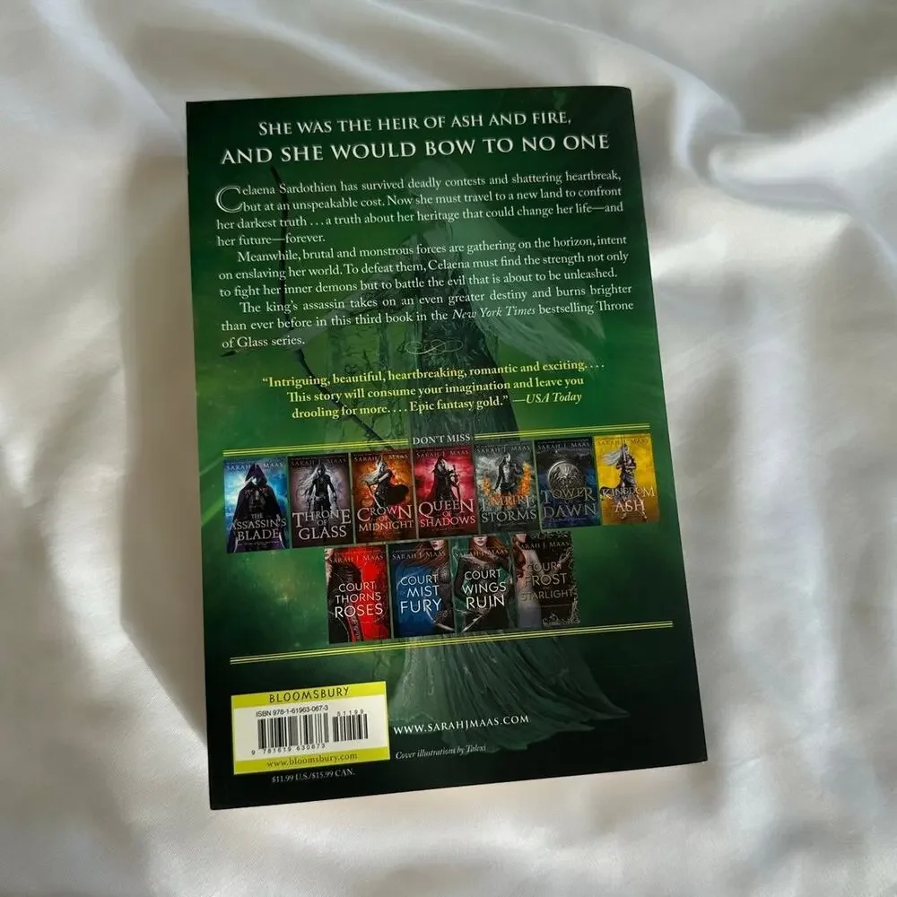 Heir Of Fire By Sarah J. Maas Throne Of Glass Oop Paperback - Picture 2 of 7